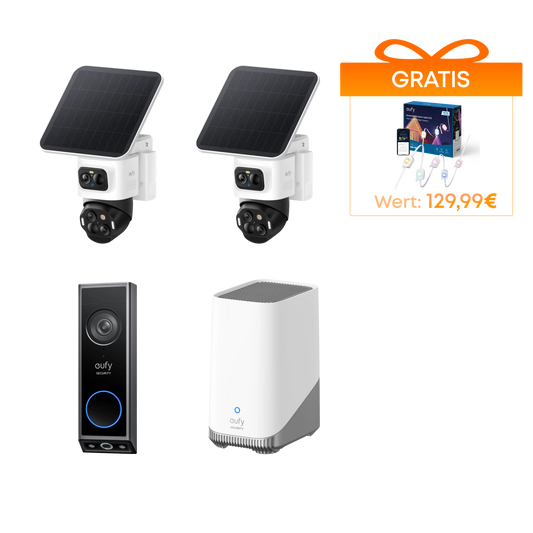 eufyCam S4 2-Kamera-Set + HomeBase™ 3 & Türklingel E340