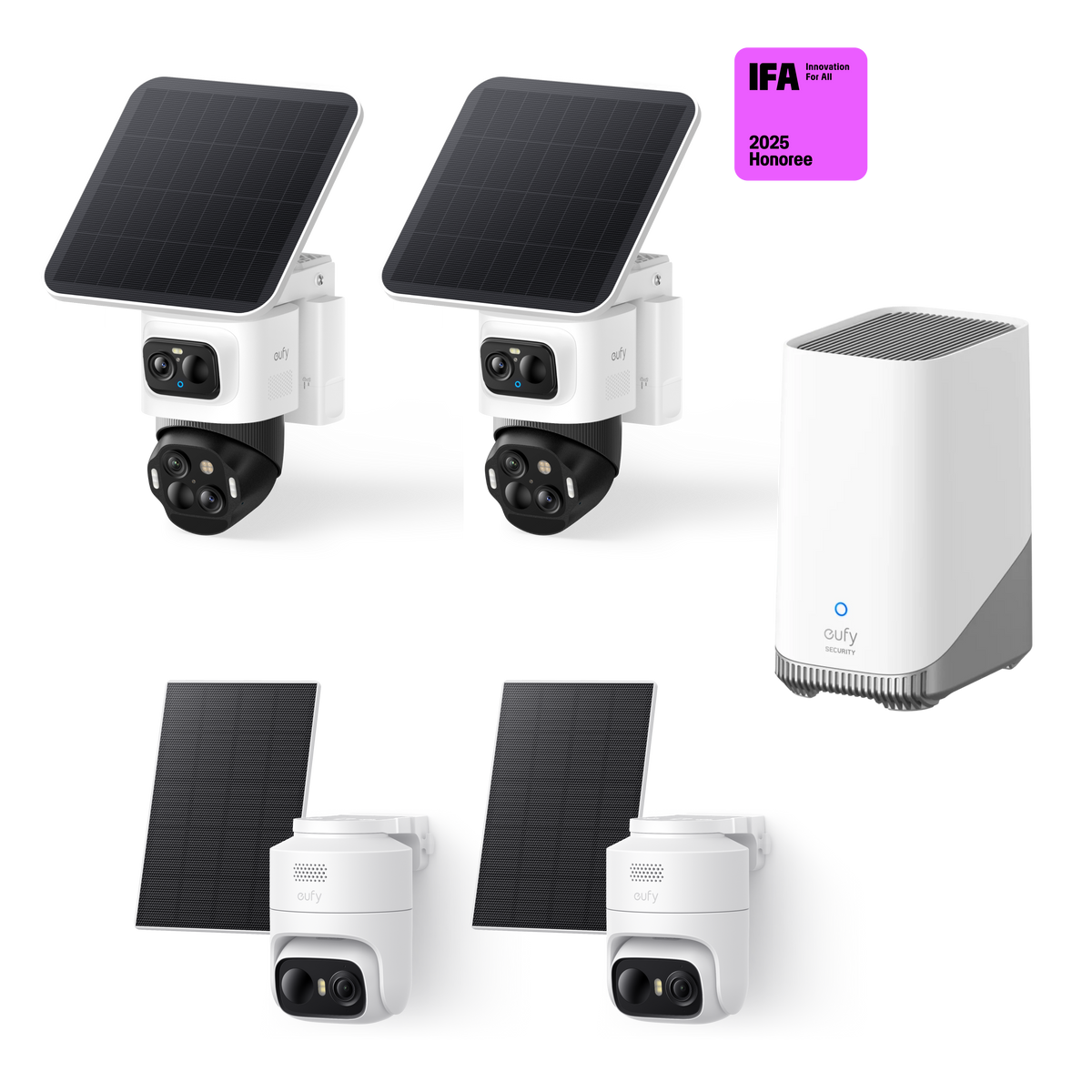 eufyCam C37 2er und S4 2er-Pack mit HomeBase 3