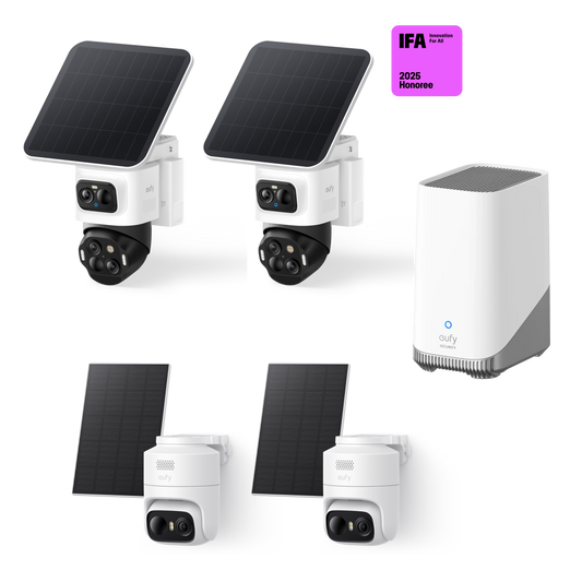eufyCam C37 2er und S4 2er-Pack mit HomeBase 3