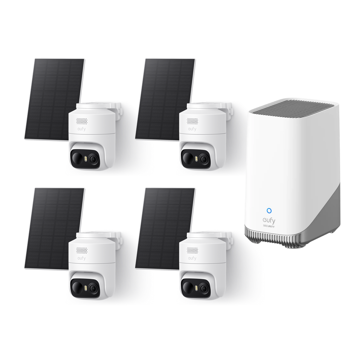 eufyCam C37 4er-Pack mit HomeBase 3