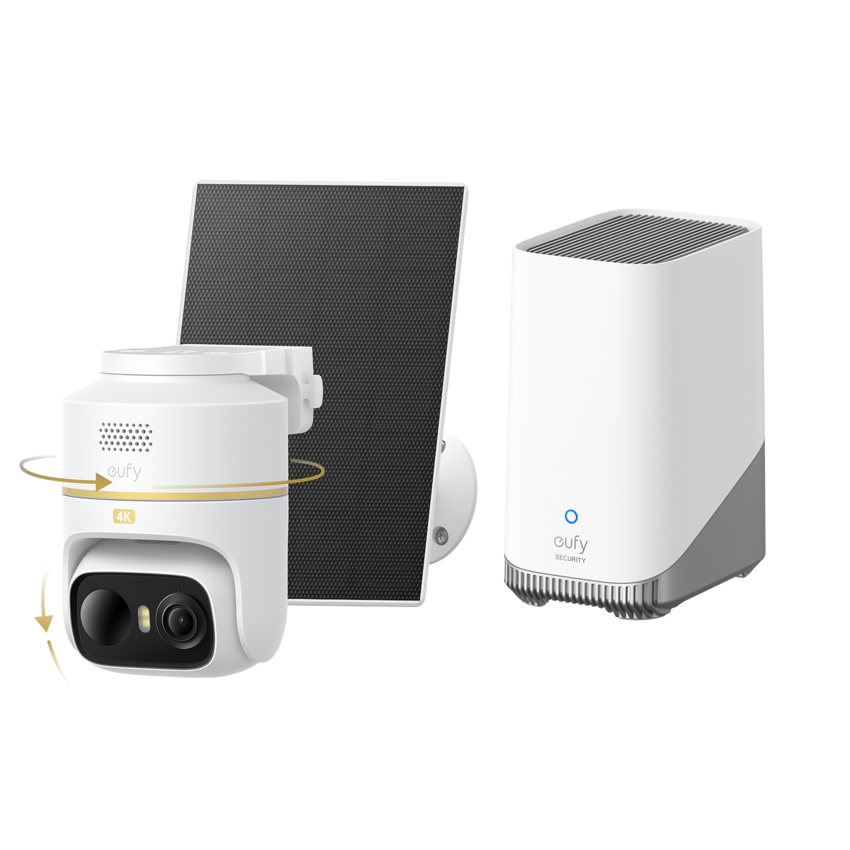 Anker eufyCam C37 4K Edition Solar-Outdoor-Kamera mit HomeBase 3
