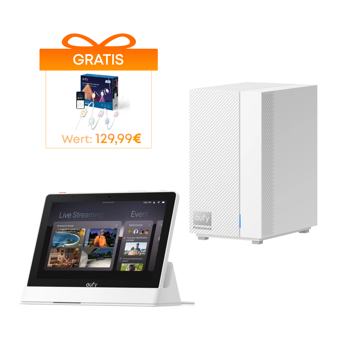 Anker eufy HomeBase™ Professional S1, mit Smart Display E10