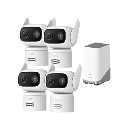 Anker eufy Überwachungskamera C31 (4er-Pack) mit HomeBase™ 3