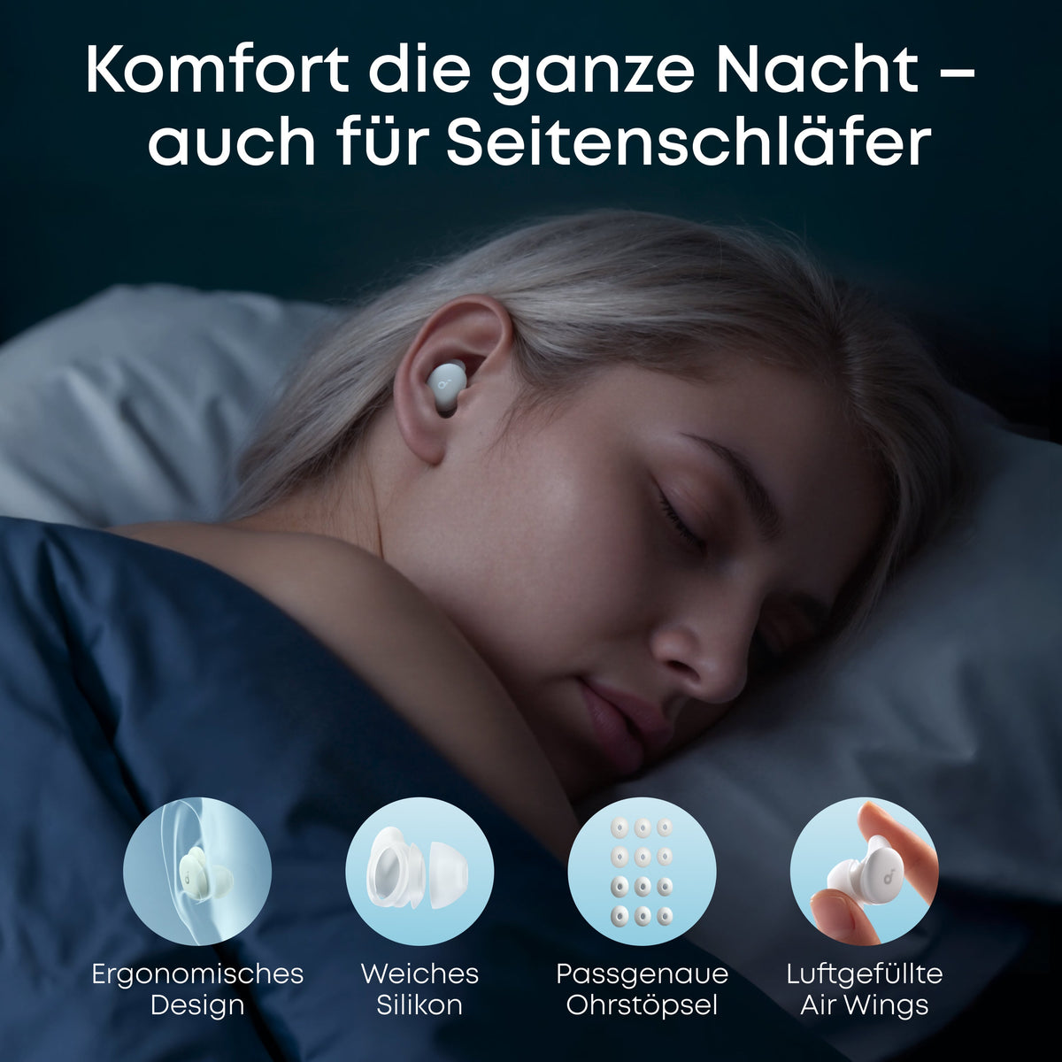 Sleep A30｜Die weltweit ersten Schlafkopfhörer mit intelligentem ANC.