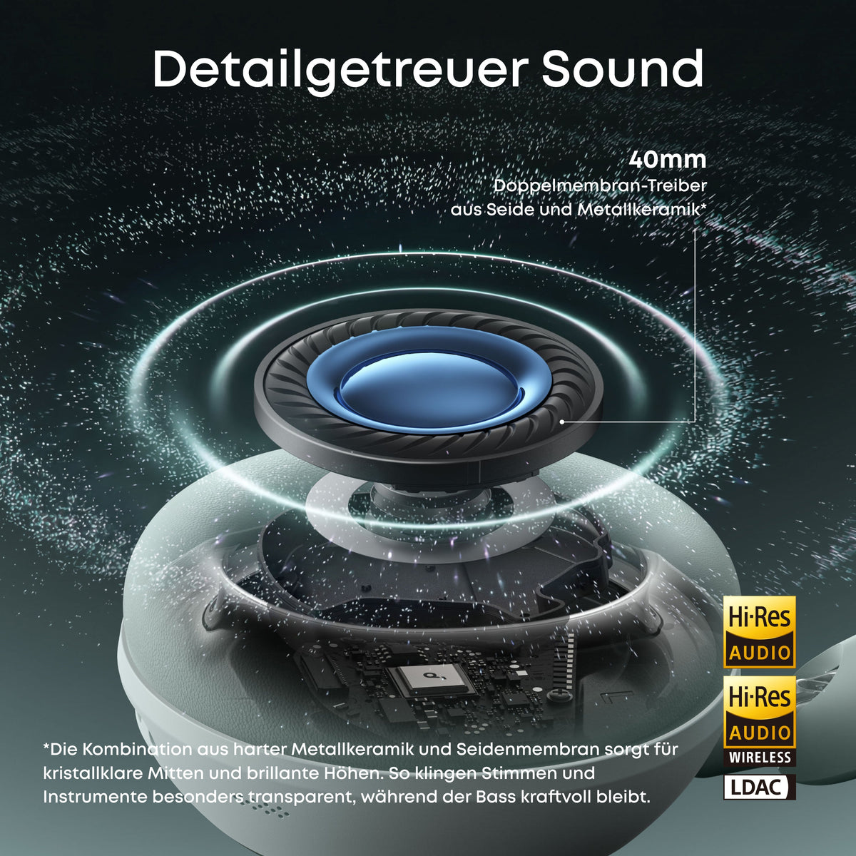 Space 2 | Bluetooth Noise Cancelling Kopfhörer (POS)