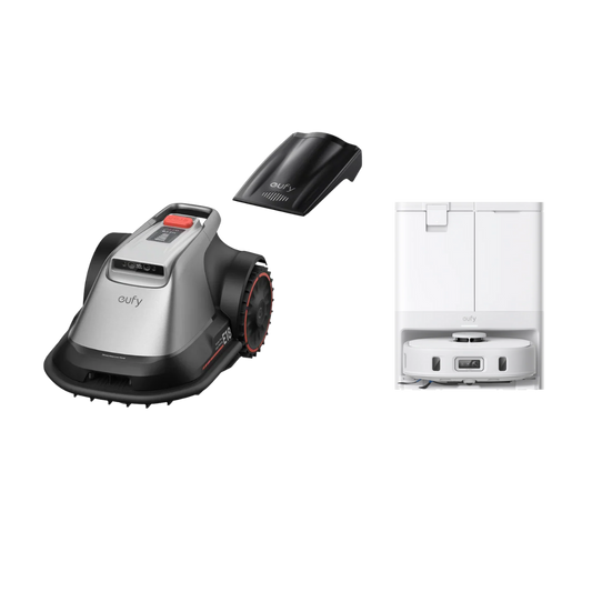 Anker eufy Mähroboter E18+Anker eufy Saugroboter Omni X10 Pro (Weiß)