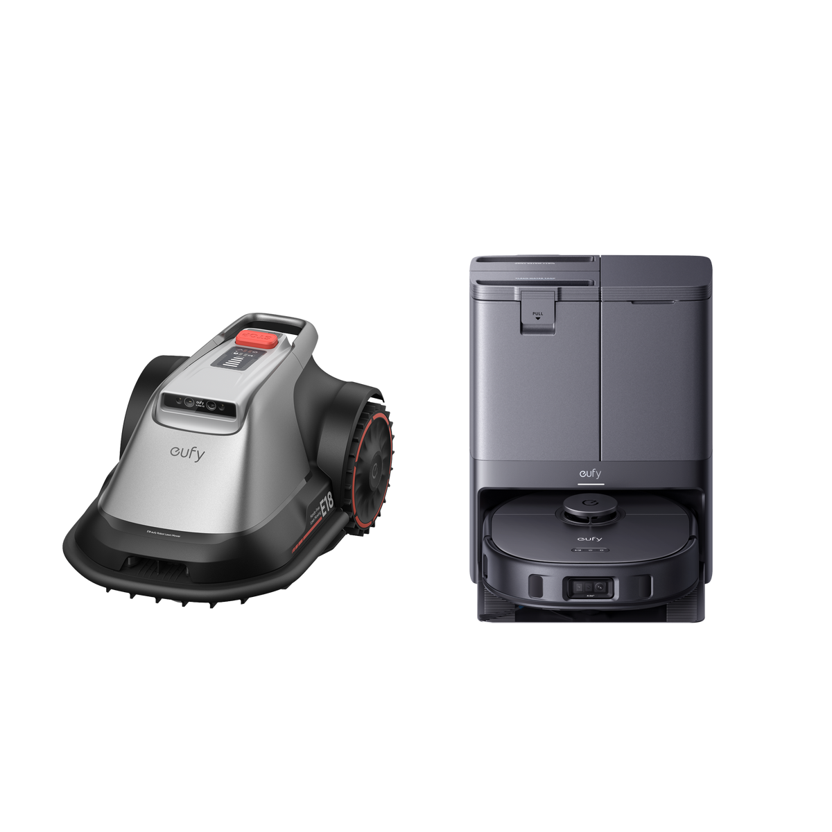 Anker eufy Mähroboter E18 und Anker eufy X10 Pro Omni