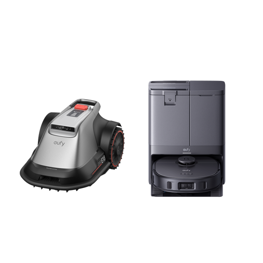 Anker eufy Mähroboter E18 und Anker eufy X10 Pro Omni
