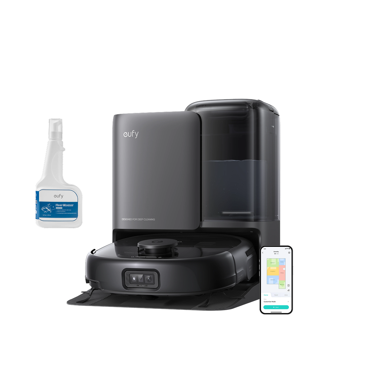 eufy Saug- und Wischroboter Omni E25 mit Bodenreiniger