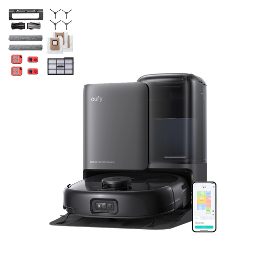 Anker eufy Saug- und Wischroboter Omni E25 mit All-in-One-Wartungspaket