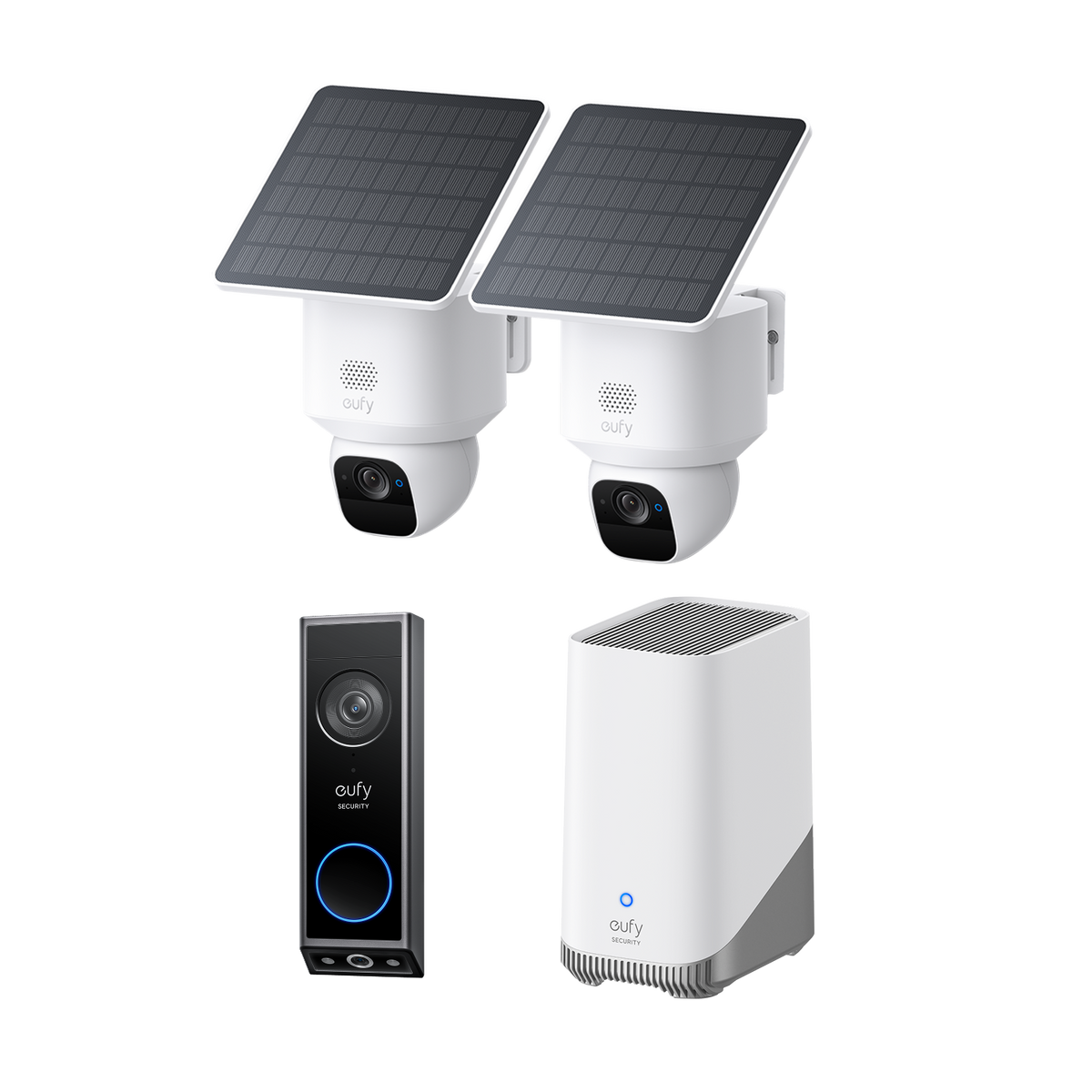eufyCam E30 2-Kamera-Set mit HomeBase™ 3 & Türklingel mit Kamera E340