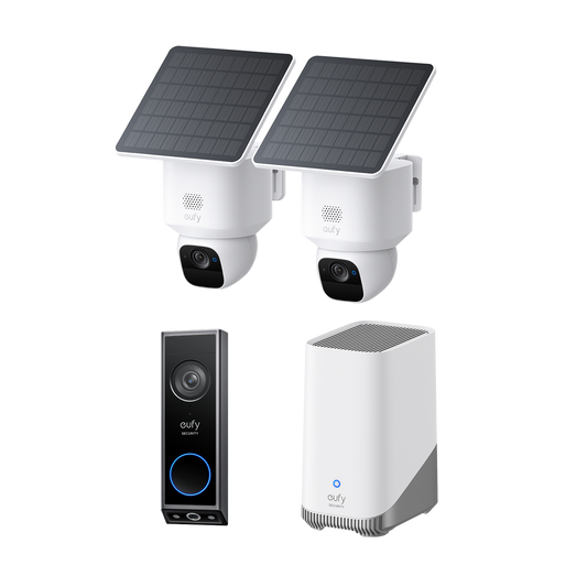 eufyCam E30 2-Kamera-Set mit HomeBase™ 3 & Türklingel mit Kamera E340