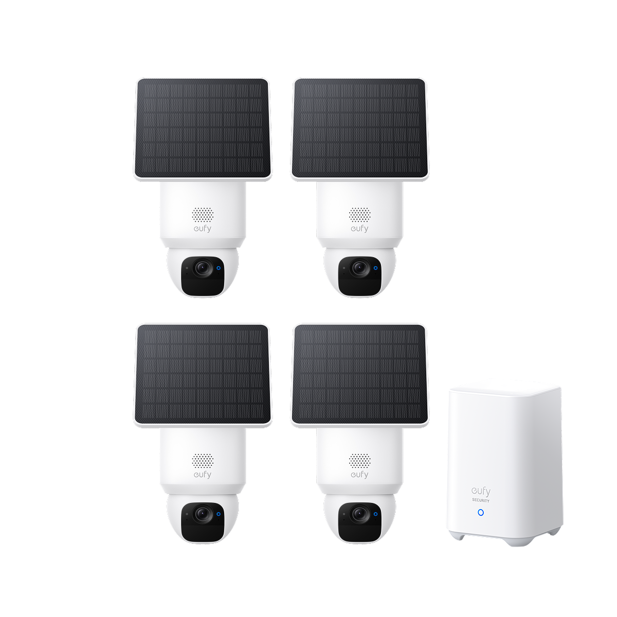 eufyCam Solo E30 4-Kamera-Set und eufy HomeBase™ S280