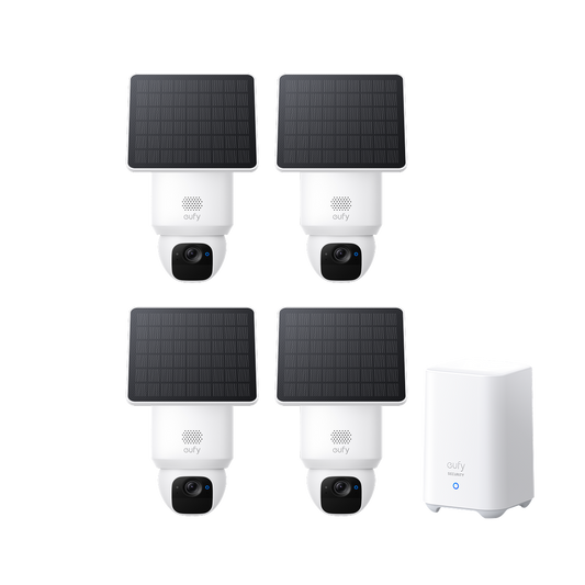 eufyCam Solo E30 4-Kamera-Set und eufy HomeBase™ S280