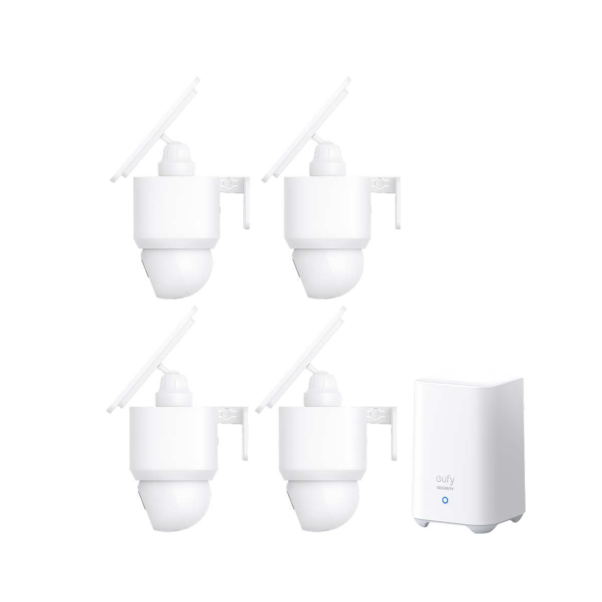 eufyCam Solo E30 4-Kamera-Set und Anker eufy HomeBase™ S280