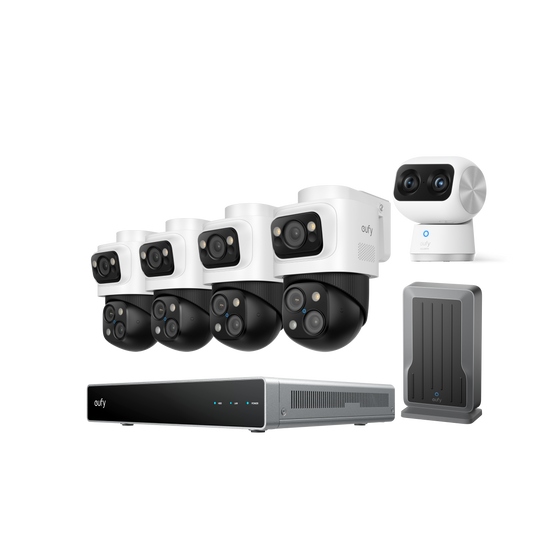 Anker eufy PoE NVR Security System S4 Max-WLAN‑Modul mit Innenkamera S350