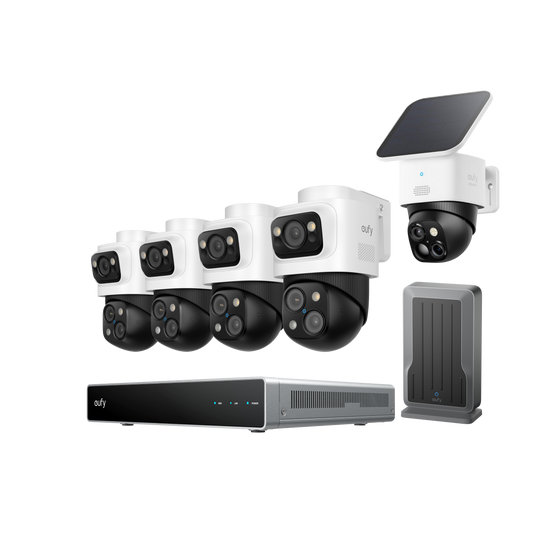 Anker eufy PoE NVR Security System S4 Max-WLAN‑Modul mit eufyCam Solo S340