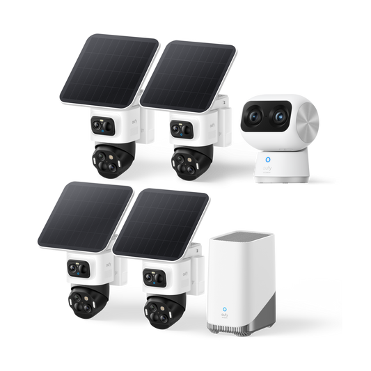 eufyCam S4 4-Cam Kit und Innenkamera S350