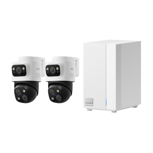 Anker eufy HomeBase™ Professional S1 und PoE Bullet-PTZ-Kamera S4 2er-Pack