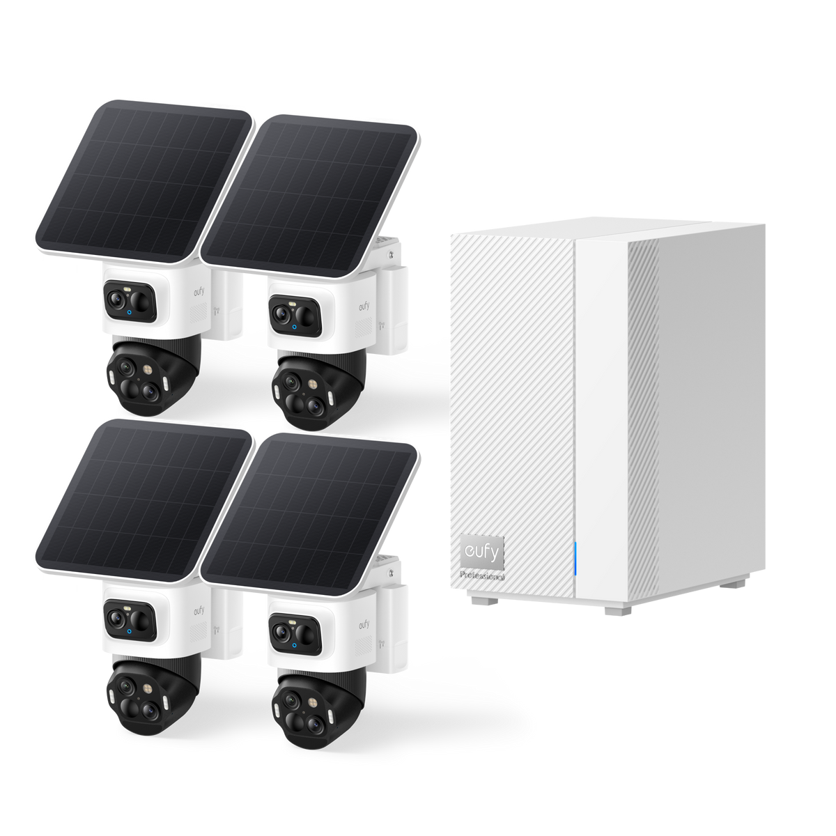 Anker eufy HomeBase™ Professional S1 und eufyCam S4 4er-Pack