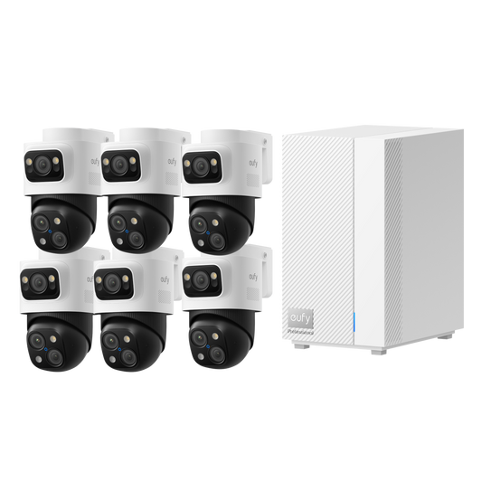 Anker eufy HomeBase™ Professional S1 und PoE Bullet-PTZ-Kamera S4 6er-Pack