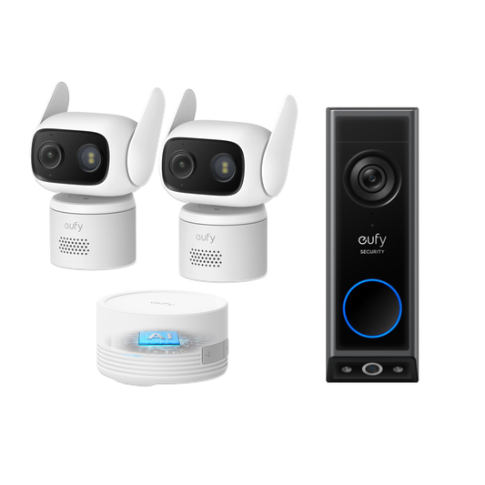 Anker eufy Überwachungskamera C31 2-Kamera-Set, und Türklingel Kamera E340