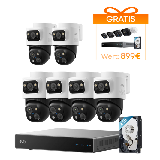 Anker eufy PoE Bullet-PTZ-Kamera S4 6-Cam kit