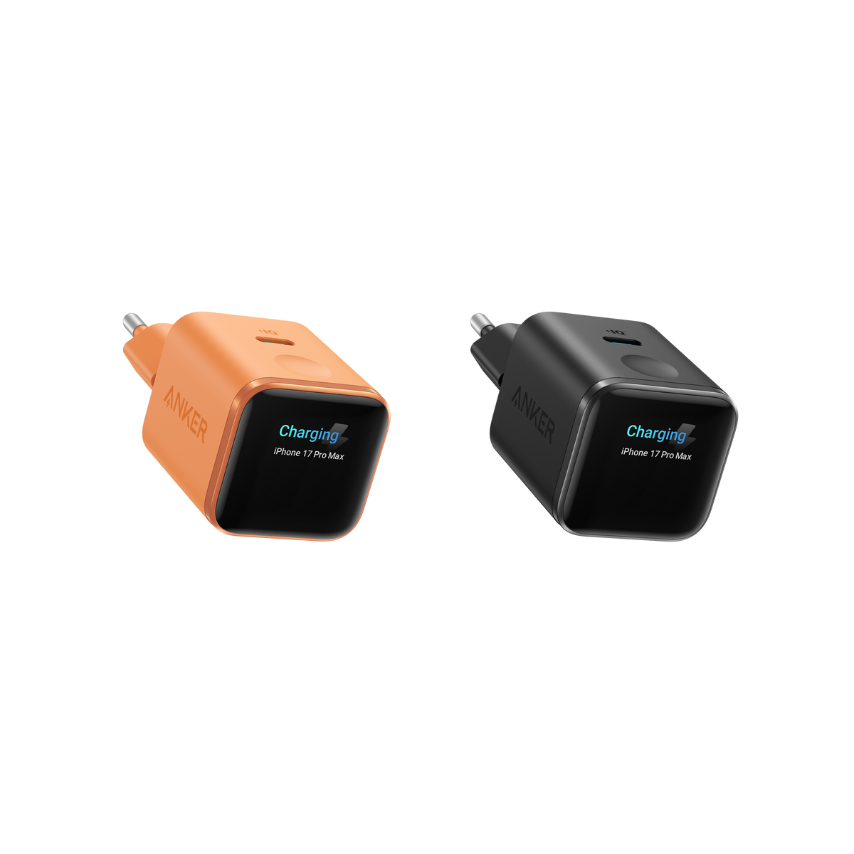 Anker Nano Ladegerät (45W, Smart Display, 2-Packung)