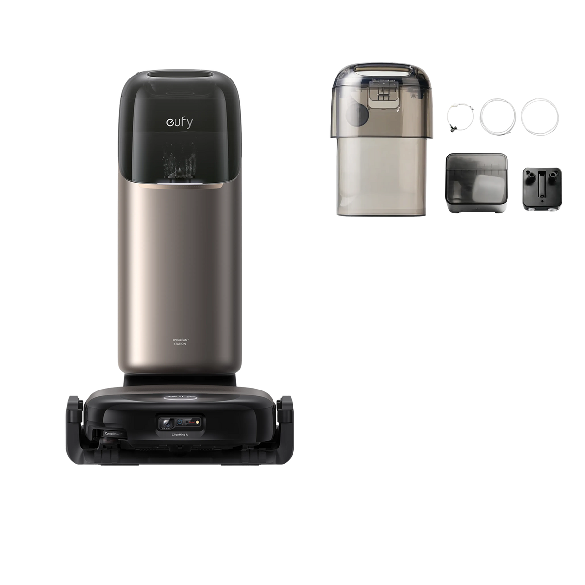 Anker eufy Saug- und Wischroboter HydroJet S2 + Automatisches Frisch- und Abwassermodul