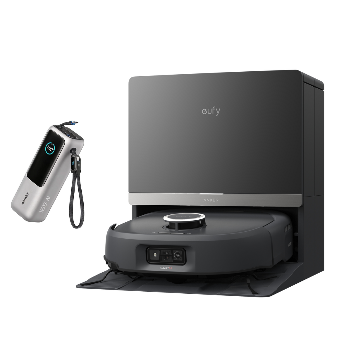ANKER eufy Saug- und Wischroboter HydroJet E35 und Anker Laptop Power Bank