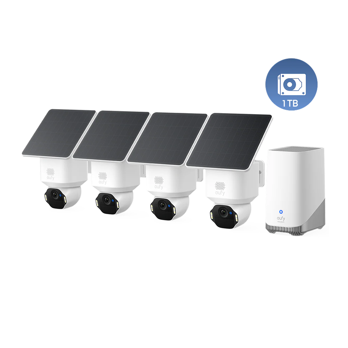 Eufy SoloCam E42 4-Kamera-Kit mit 1TB Festplatte