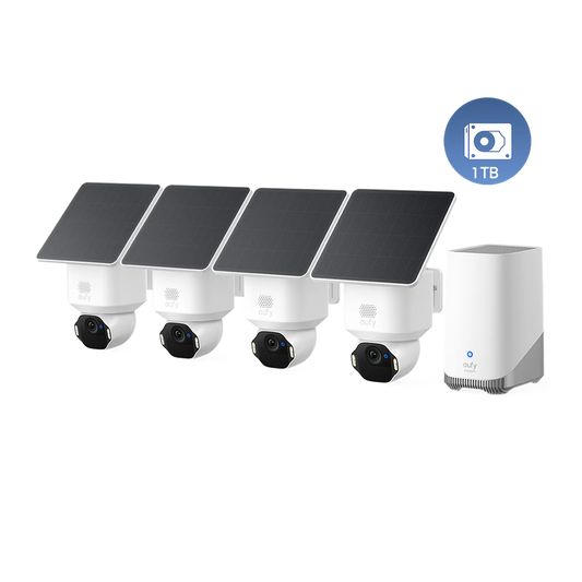 Eufy SoloCam E42 4-Kamera-Kit mit 1TB Festplatte