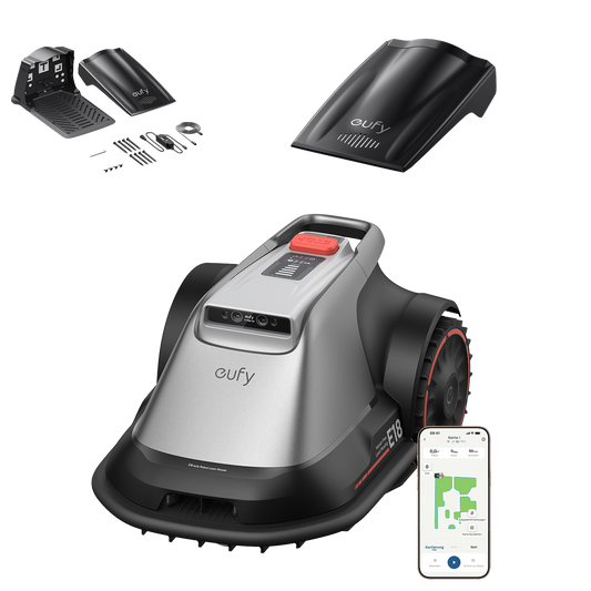 eufy Mähroboter E18+eufy Ladestation-Kombination für Mähroboter E15/E18