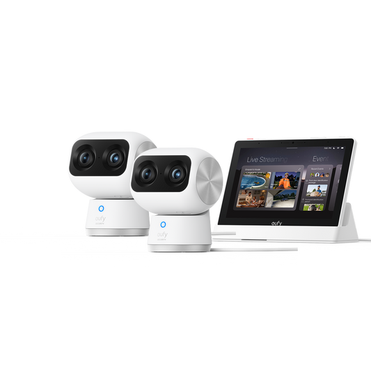 eufy Innenkamera S350 (2er-Set) mit Smart Display E10