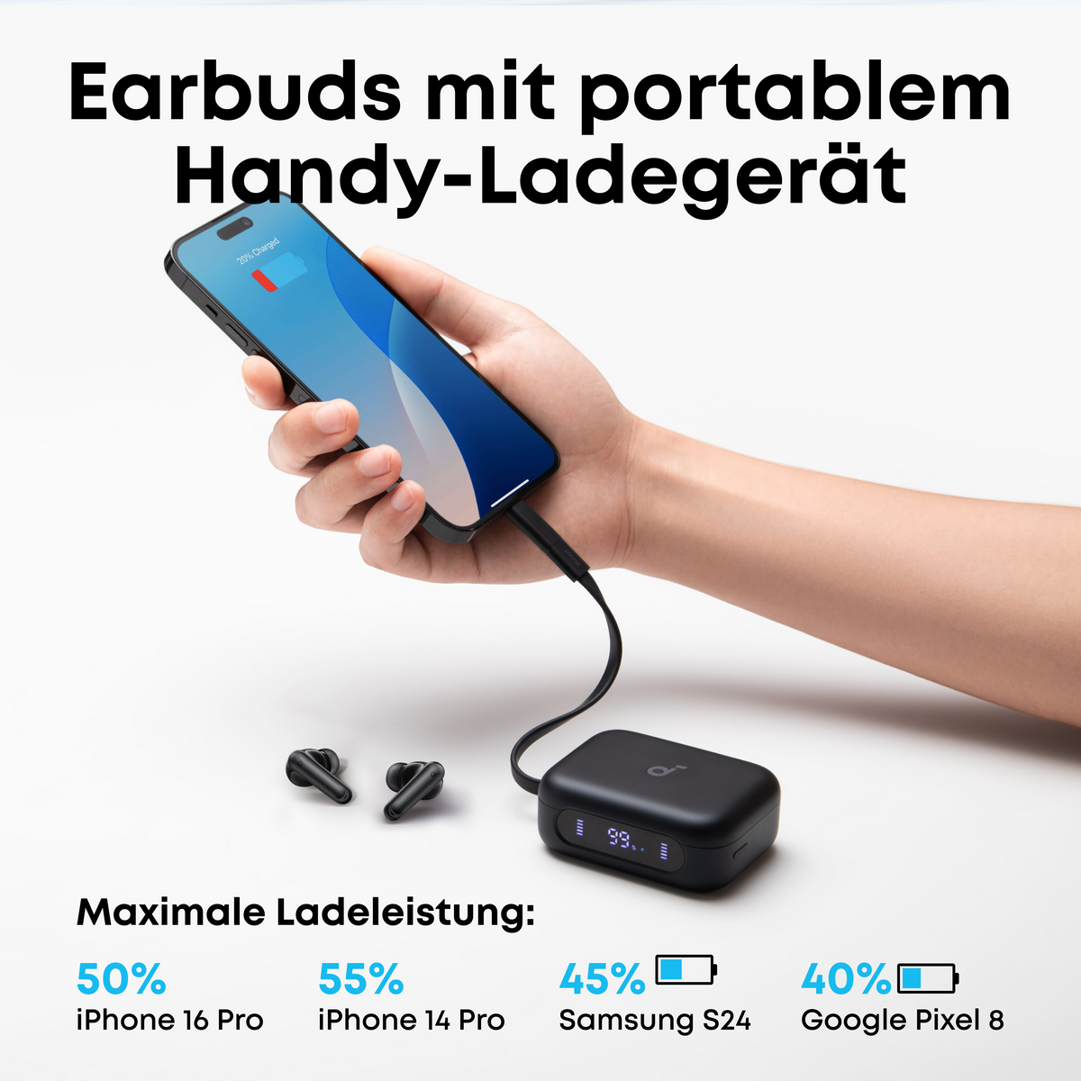 P41i | Earbuds mit Handy-Ladefunktion (Privat)