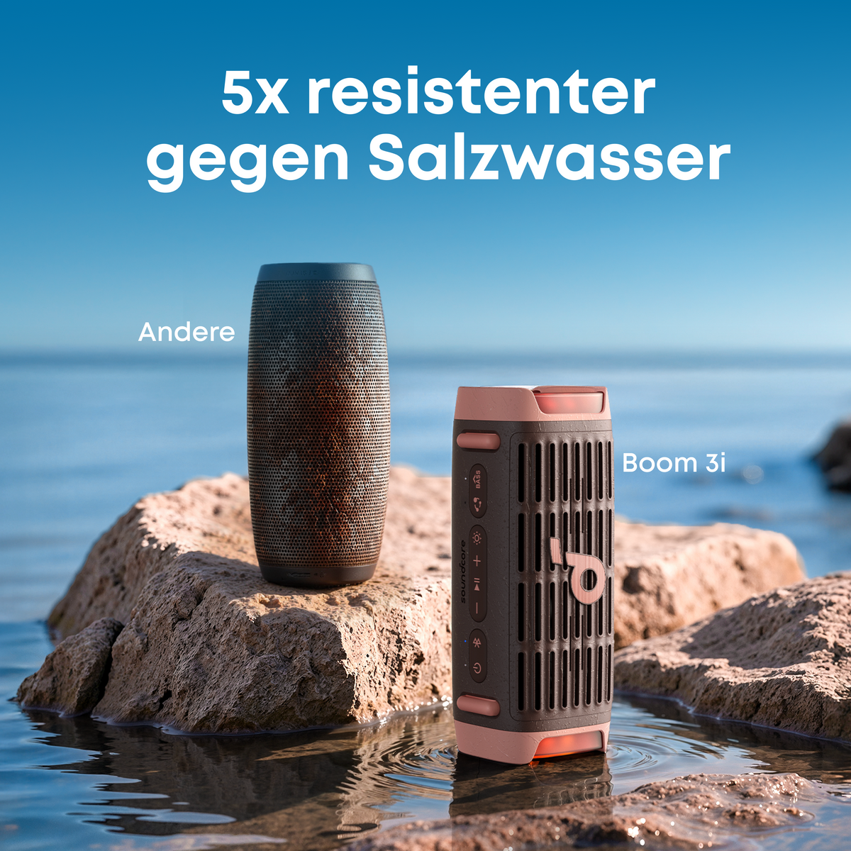 Boom 3i | Wasserdichter Bluetooth-Lautsprecher.
