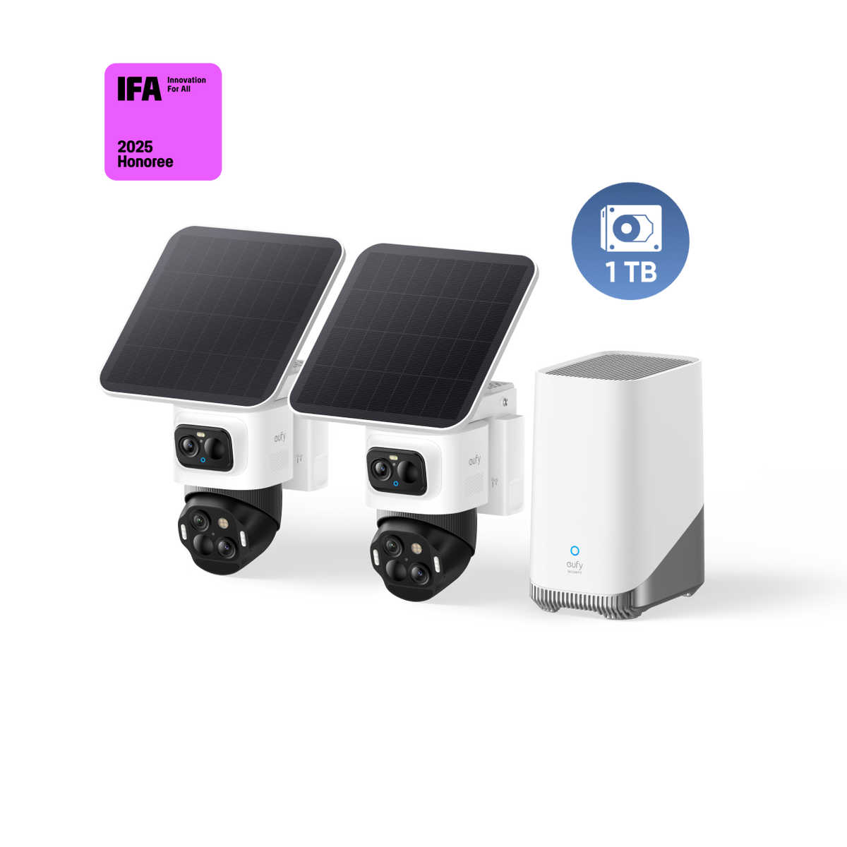 eufyCam S4 2‑Kamera‑Set,1TB Festplatte