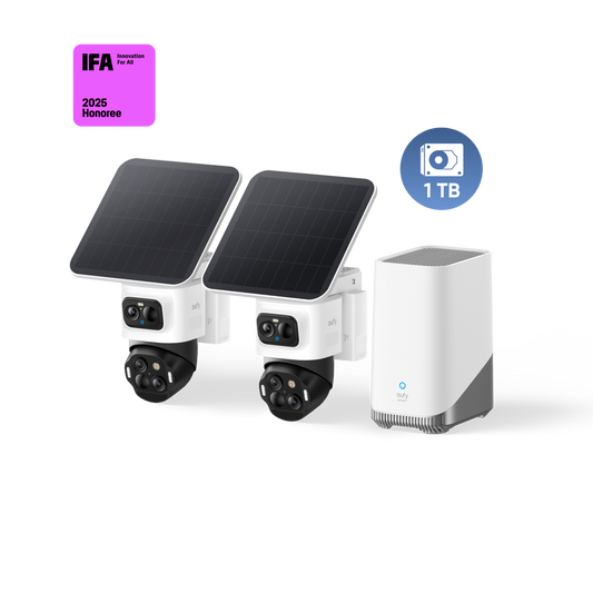 eufyCam S4 2‑Kamera‑Set,1TB Festplatte