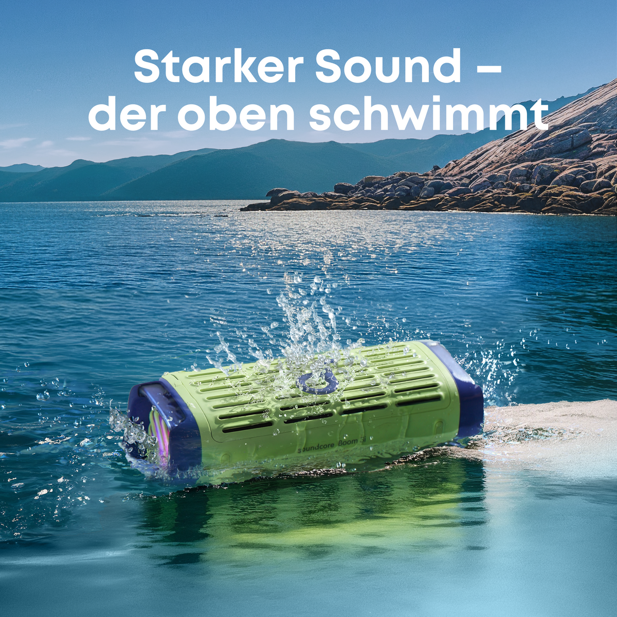Boom 3i | Wasserdichter Bluetooth-Lautsprecher.