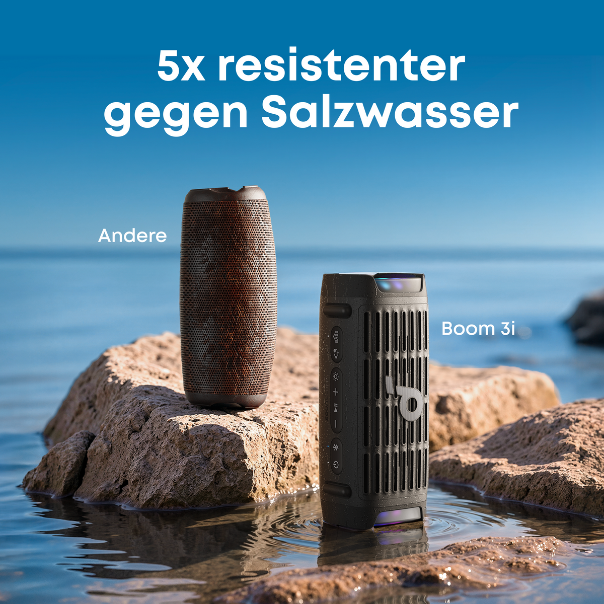 Boom 3i | Wasserdichter Bluetooth-Lautsprecher.