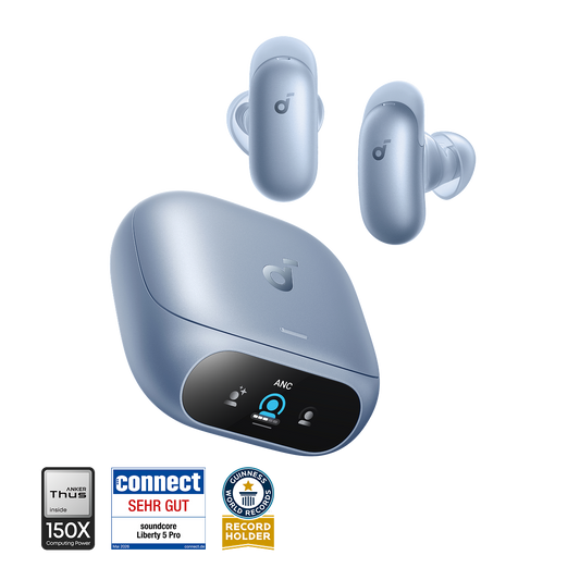 Liberty 5 Pro. |  Guinness-Rekord für klare Telefonate, 360° ANC 4.0, Dolby Atmos