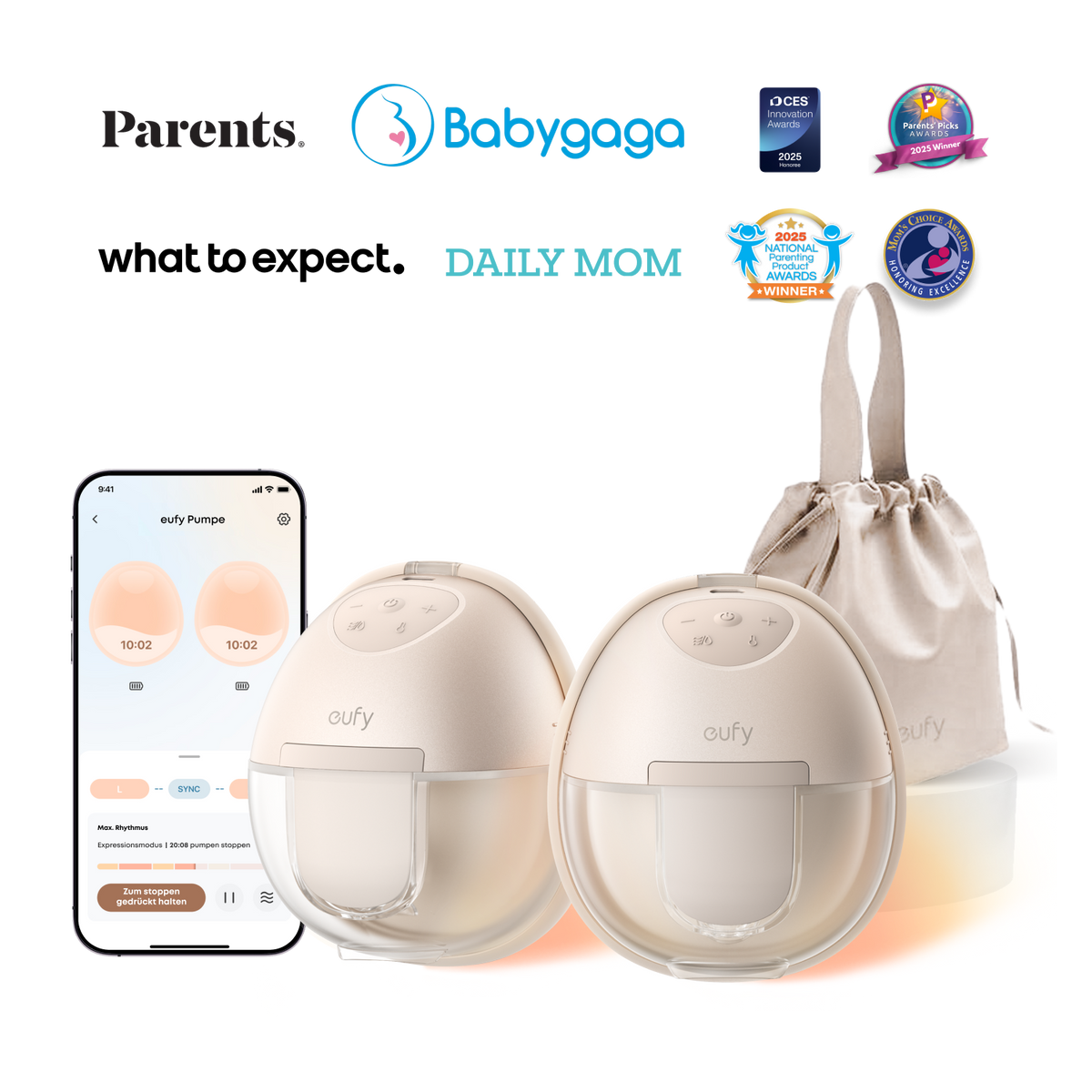 Tragbare Milchpumpe S1