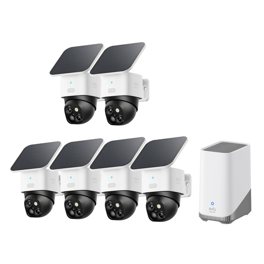 eufyCam Solo S340 (6er-Pack) mit HomeBase™ 3