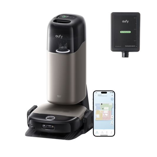 Anker eufy Saug- und Wischroboter HydroJet S2 und Anker eufy Hartbodenreiniger