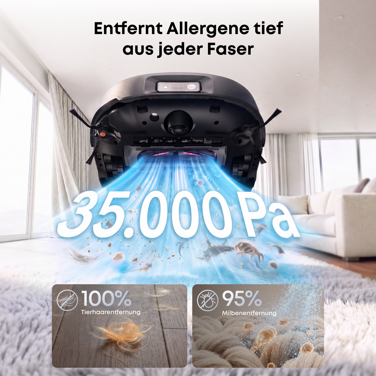 ANKER eufy Saug- und Wischroboter HydroJet E35