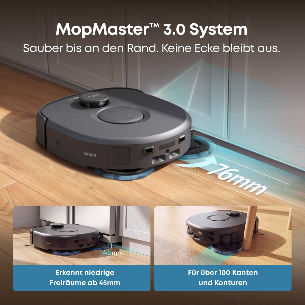 ANKER eufy Saug- und Wischroboter C30 Edge