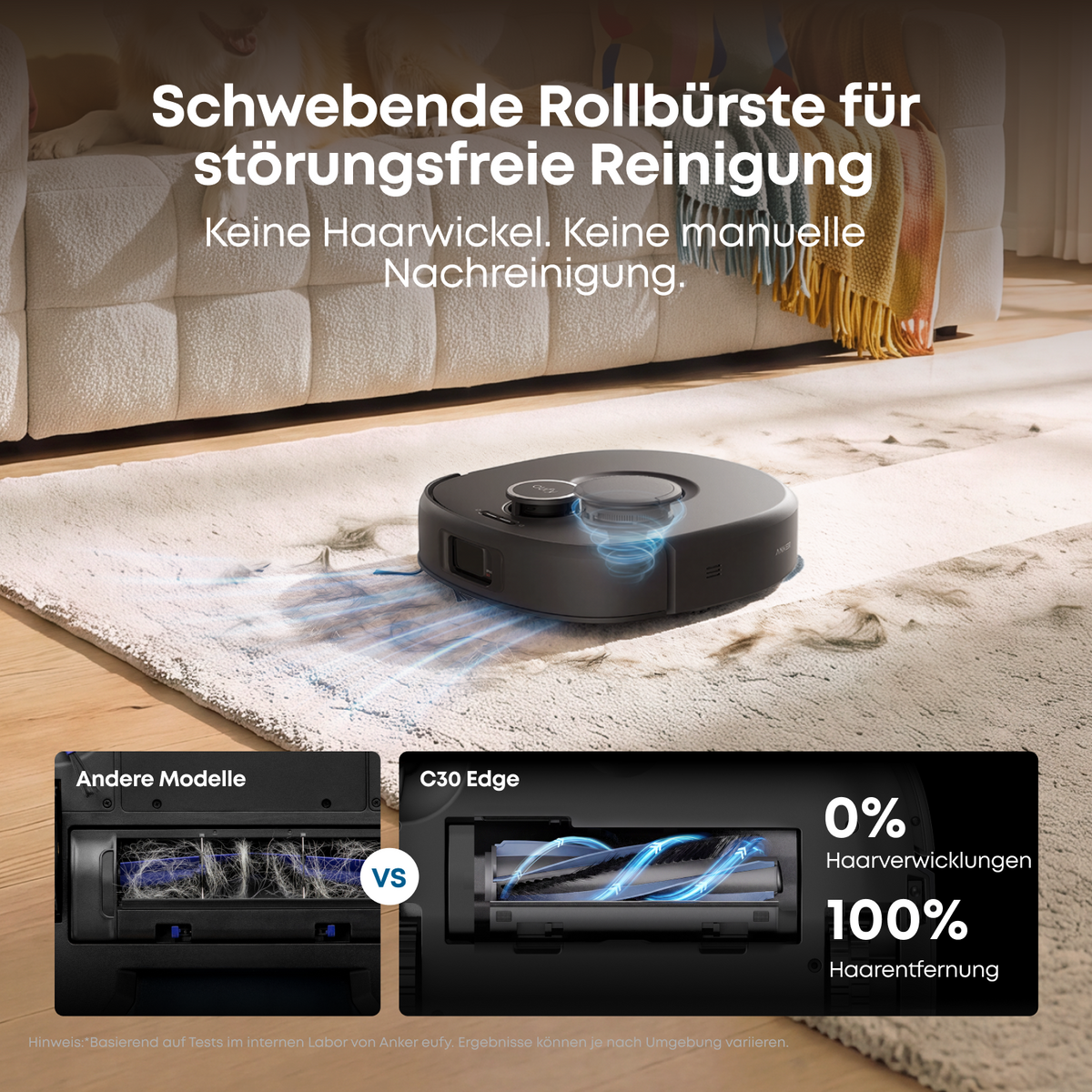 ANKER eufy Saug- und Wischroboter C30 Edge