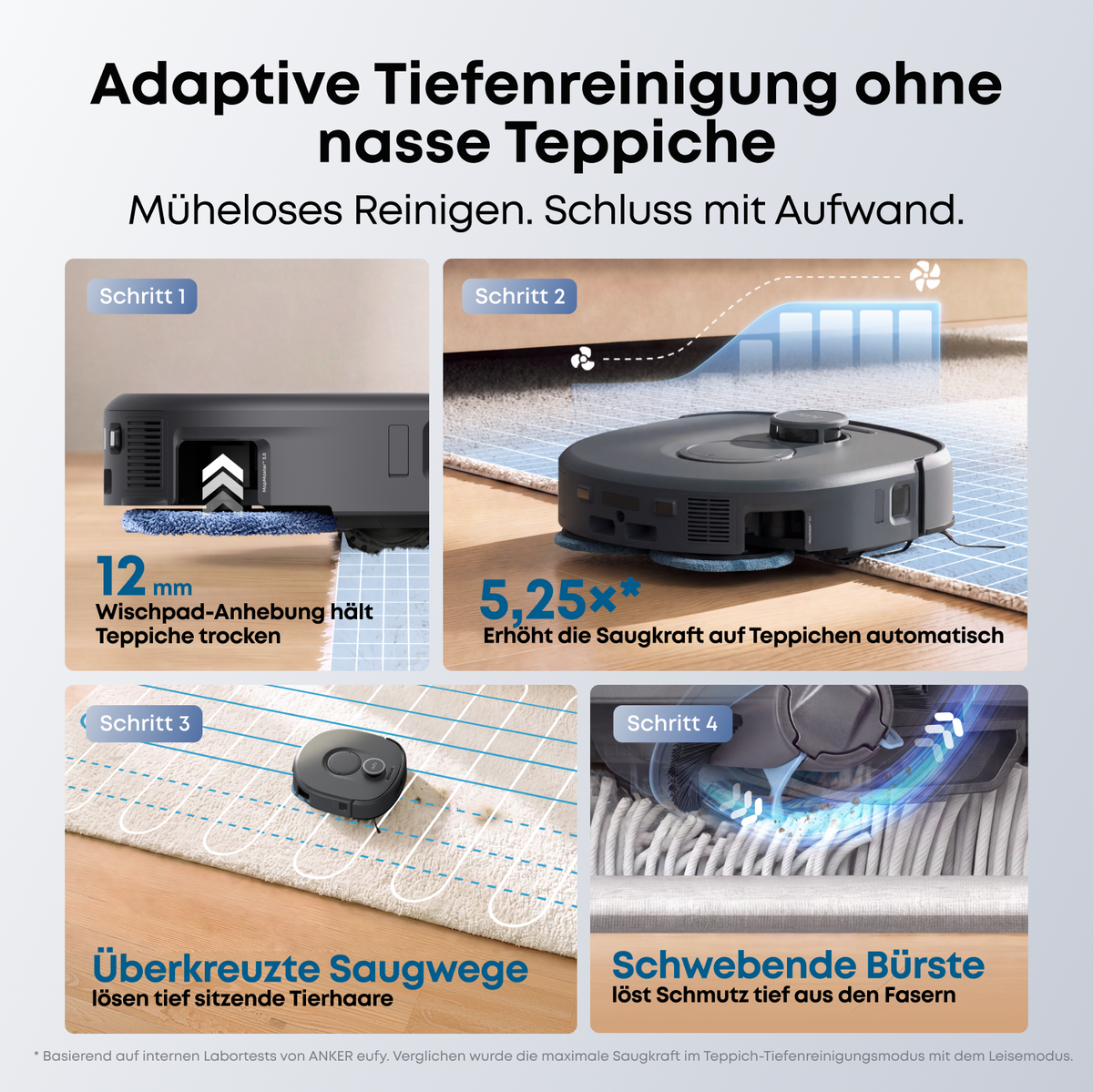 ANKER eufy Saug- und Wischroboter C30 Edge