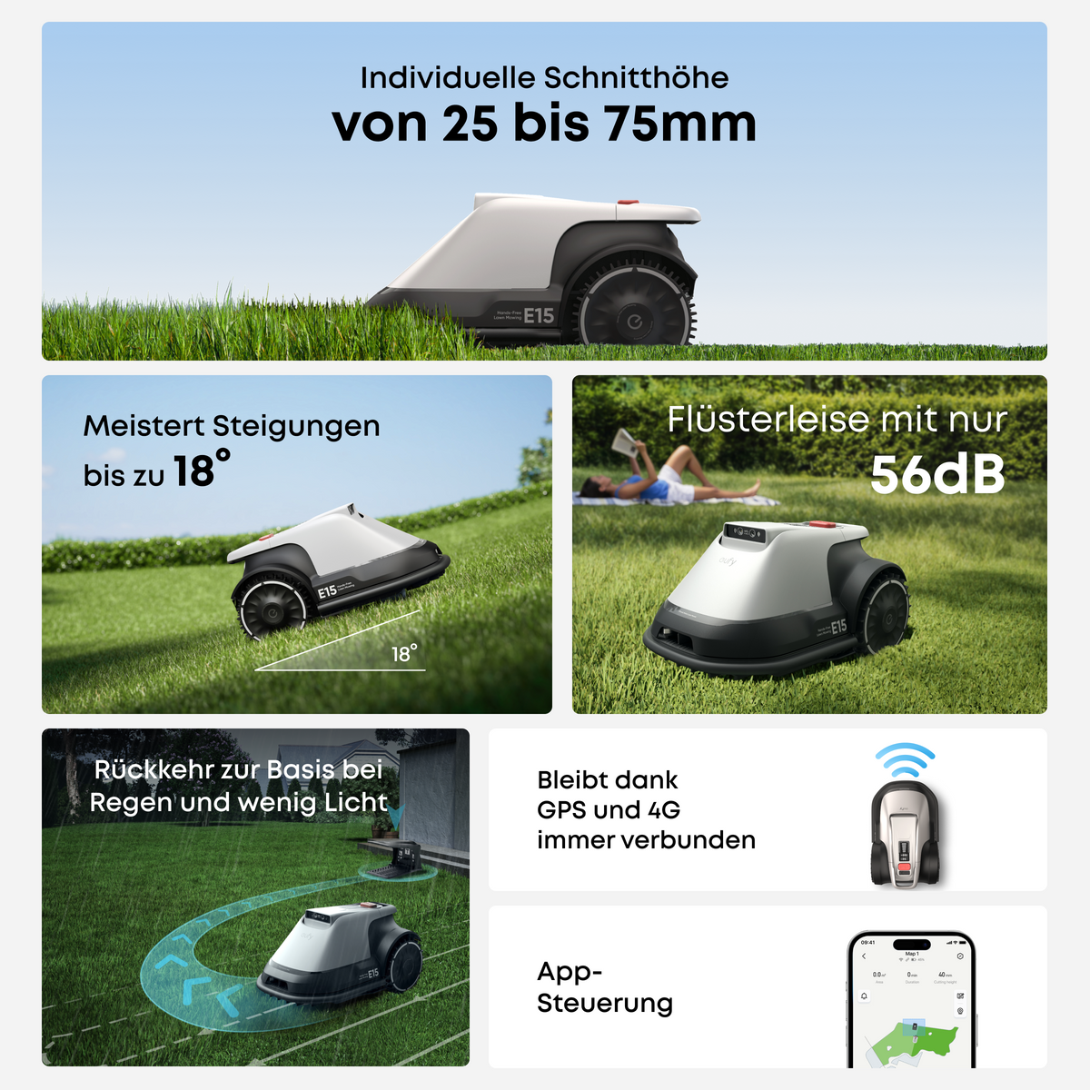Anker eufy Mähroboter E15