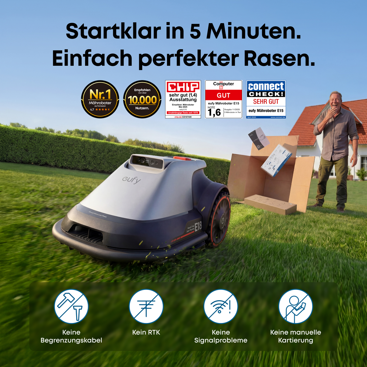 Anker eufy Mähroboter E18